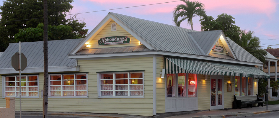 Key West Restaurants Abbondanza Italian Restaurant